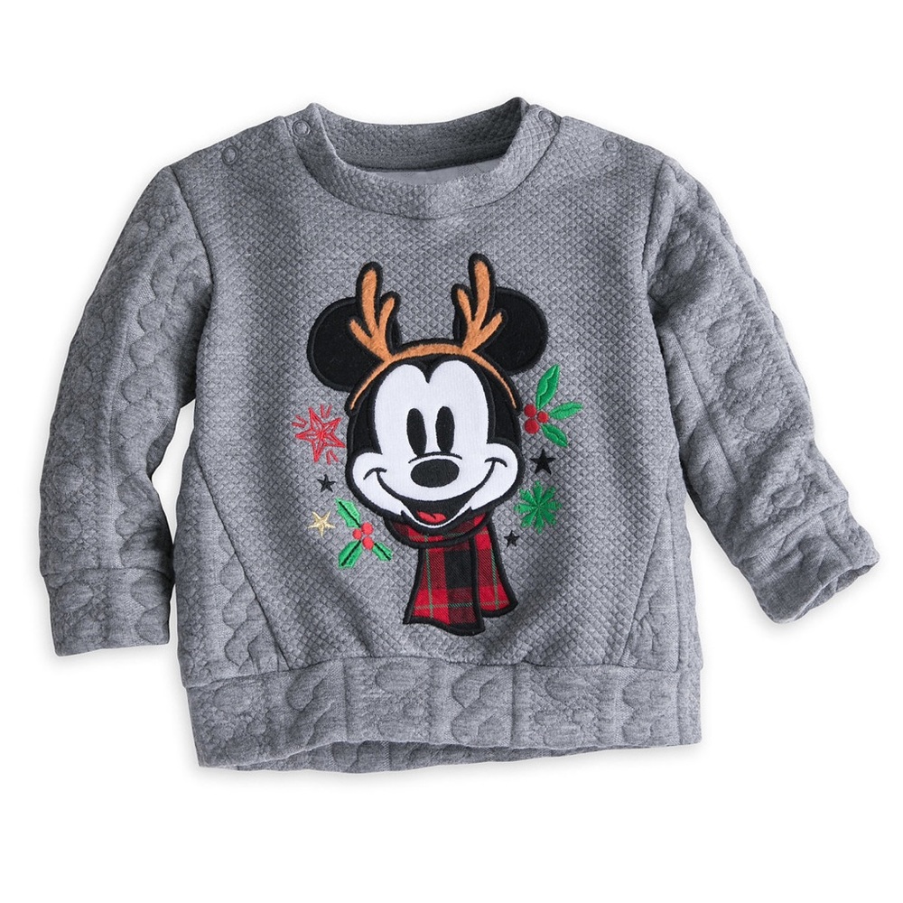 Disney Mickey Mouse Christmas Shirt 6-9m